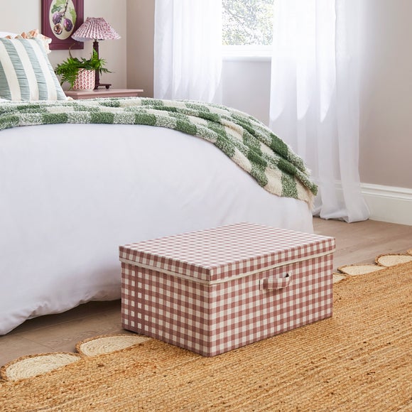View Checked Foldable Storage Box View Checked Foldable Storage Box