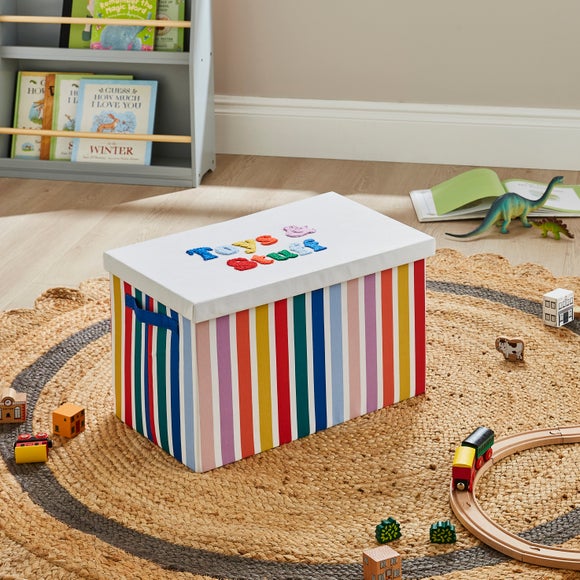 Toys & Stuff Striped Storage Trunk