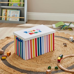 Toys & Stuff Striped Storage Trunk