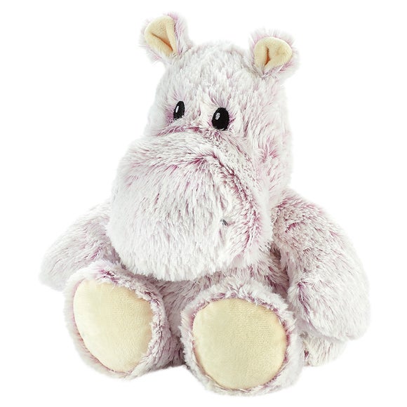 Warmies Marshmallow Hippo Microwavable Plush Toy