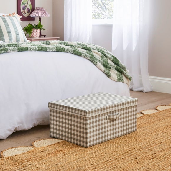 View Checked Foldable Storage Box View Checked Foldable Storage Box
