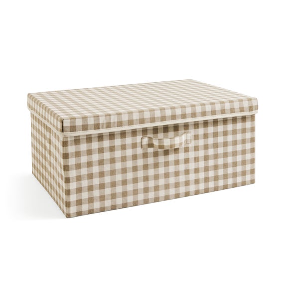 Photo 3 of Checked Foldable Storage Box Photo 3 of Checked Foldable Storage Box