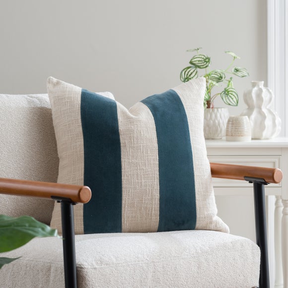 Clara Mixed Stripe Square Cushion