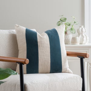 Clara Mixed Stripe Square Cushion