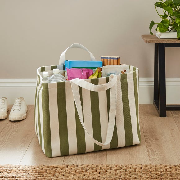 Striped Shopping Caddy