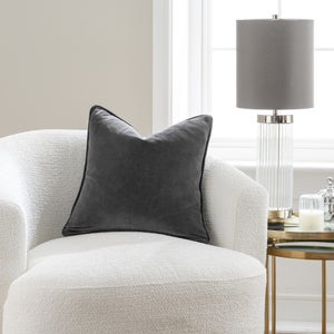 Clara Cotton Velvet Square Cushion