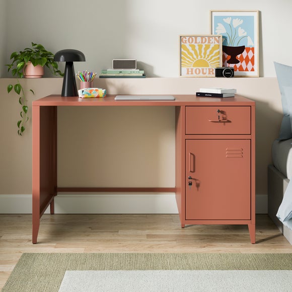 Helga Lockable Office Desk