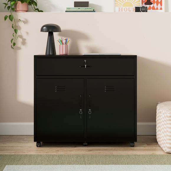 View Helga Lockable 1 Drawer 2 Door Storage Cabinet View Helga Lockable 1 Drawer 2 Door Storage Cabinet