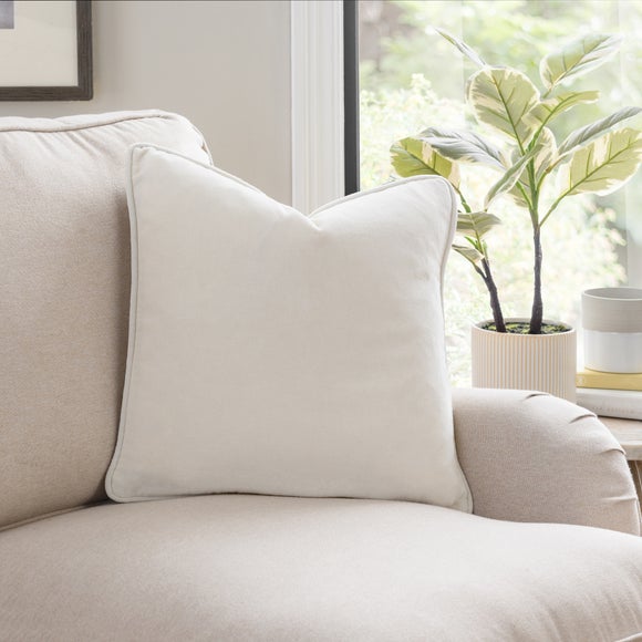 View Clara Cotton Velvet Square Cushion View Clara Cotton Velvet Square Cushion