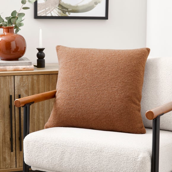 Flaxley Ribbed Square Cushion
