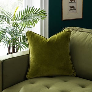 Clara Cotton Velvet Square Cushion