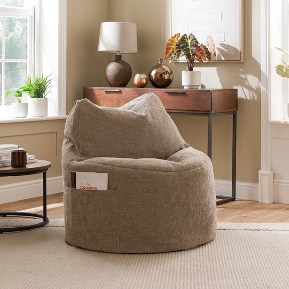 Slouchy Chenille Bean Bag Chair