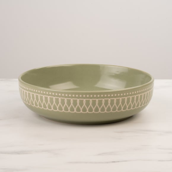 Global Wax Resist Pasta Bowl