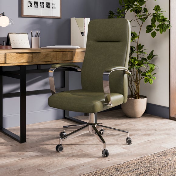 Alderton Faux Leather Office Chair
