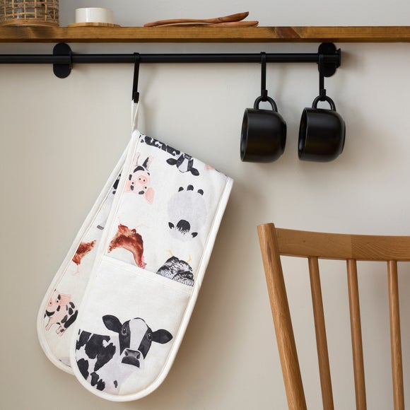 Farm Animal Double Oven Glove