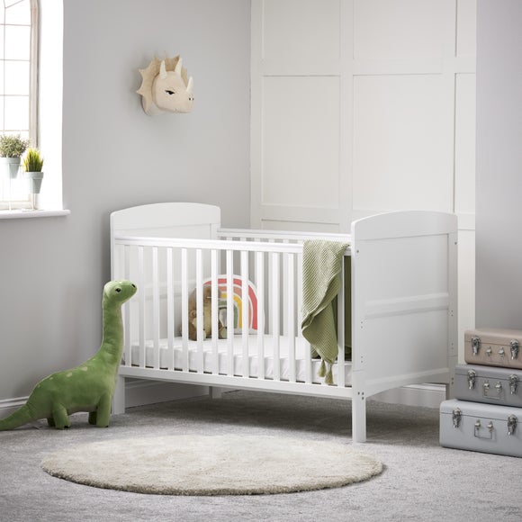 Return - Obaby Grace Cot Bed, White