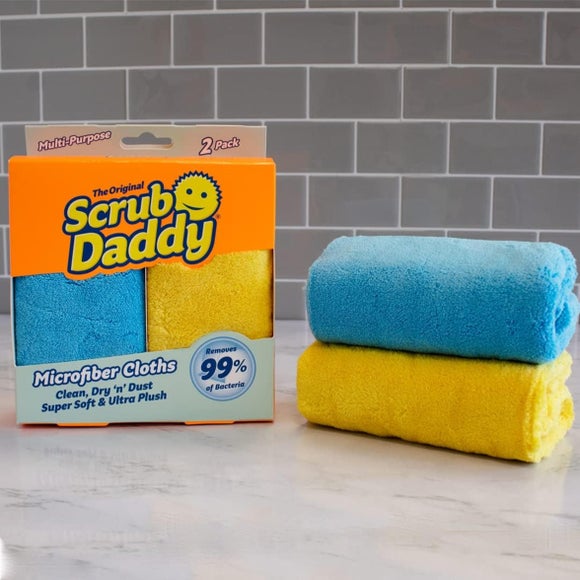 Scrub Daddy Pack of 2 Microfibre Cloths