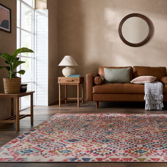 Sara Global Diamond Washable Rug