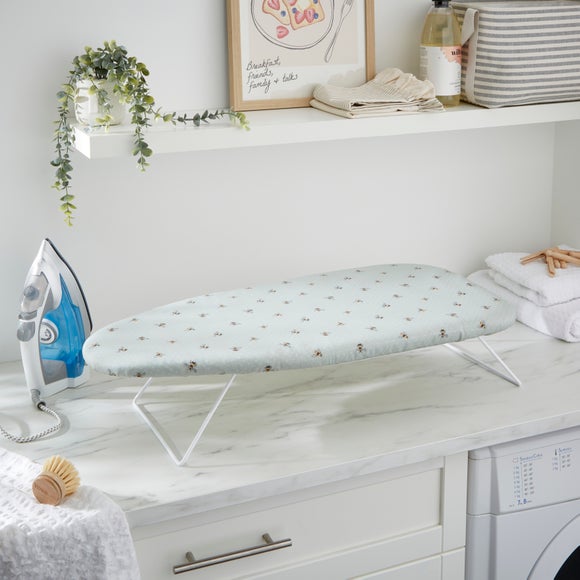 View Bee Print Table Top Ironing Board Cover View Bee Print Table Top Ironing Board Cover
