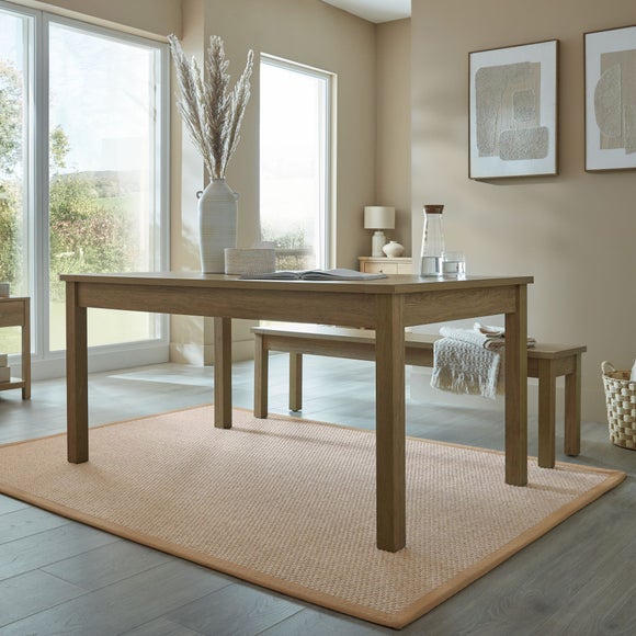 Sisal Look Border Easy Care Rug