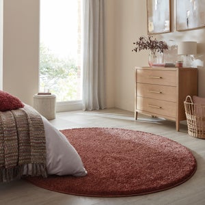 Sheen Shaggy Round Rug