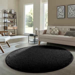 Sheen Shaggy Round Rug