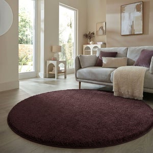 Sheen Shaggy Round Rug