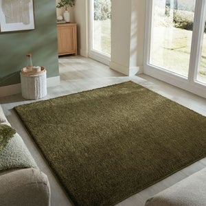 Sheen Shaggy Square Rug