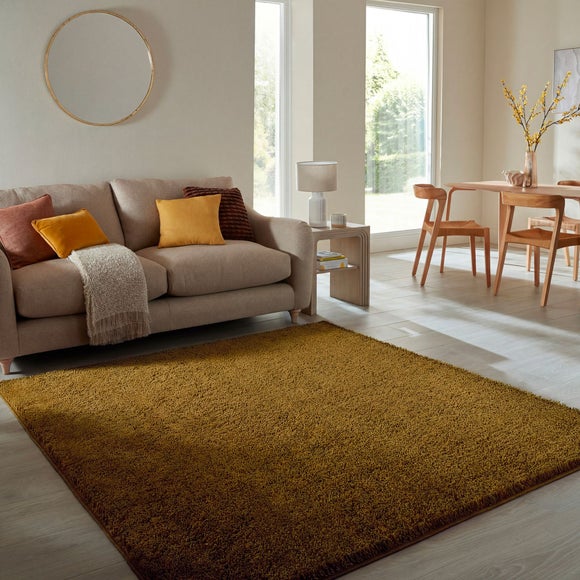 Sheen Shaggy Square Rug