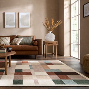 Regalis Geometric Washable Rug