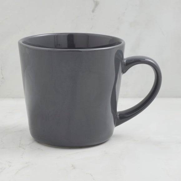 Photo of organic dimpled stoneware mug