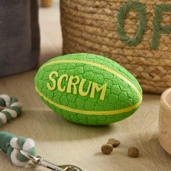 Latex Rugby Ball Pet Toy
