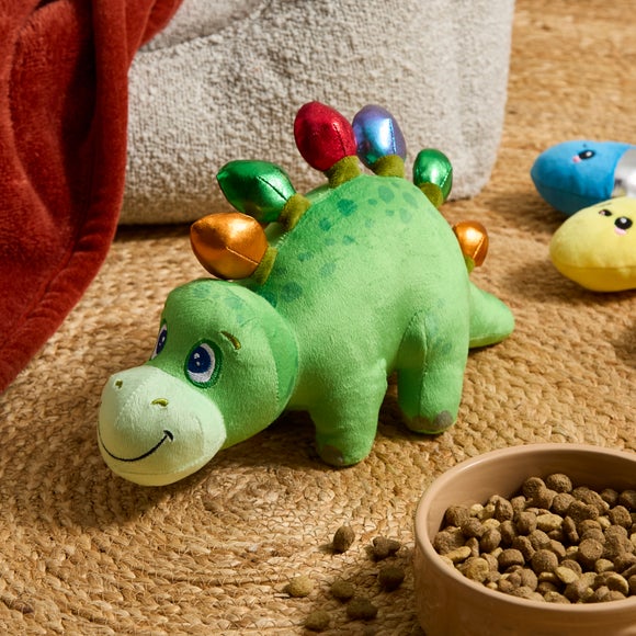 Plush Christmas Dinosaur Pet Toy