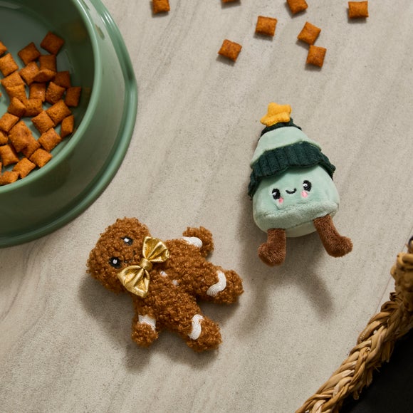 Pack of 2 Christmas Cat Toys