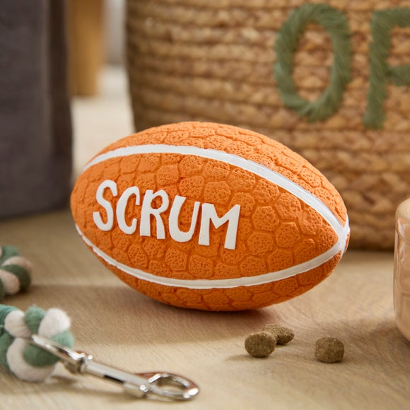 Latex Rugby Ball Pet Toy