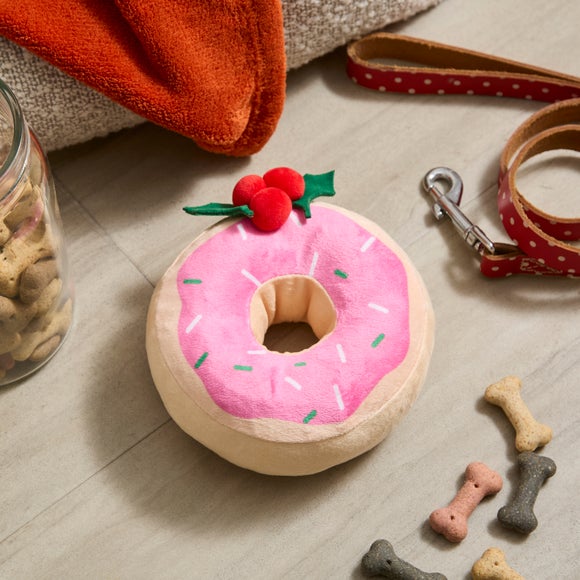 Mistletoe Donut Dog Toy