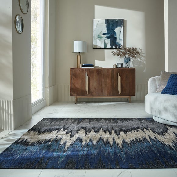 Aristelle Zig Zag Chenille Rug