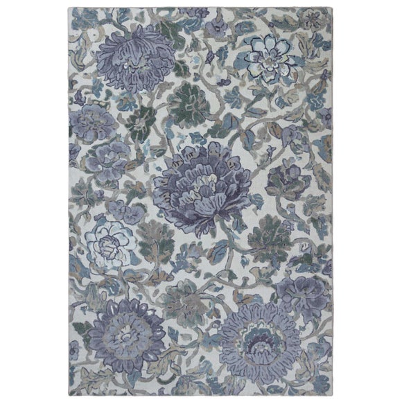 Photo 5 of Amberley Floral Washable Rug