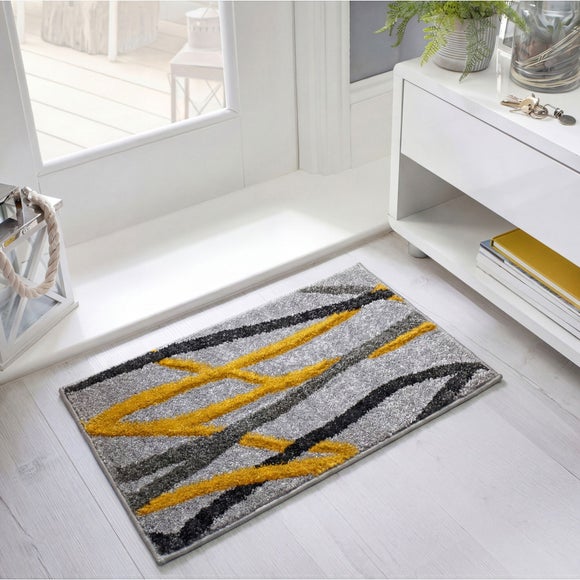 Mirage Reeds Abstract Wave Doormat