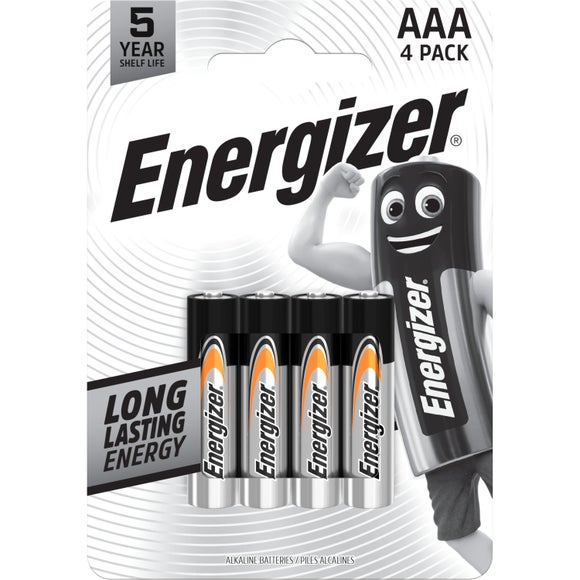 Pack of 4 Energizer Everyday AAA Batteries