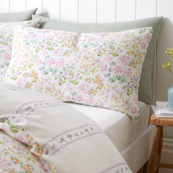 Photo 2 of Dreams N Drapes Edith Polycotton Duvet Cover & Pillowcase Set