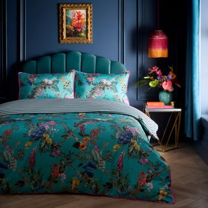 Laurence Llewelyn-bowen Cotswold Fantasia 100 Cotton Duvet Cover & Pillowcase Set