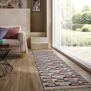 Shuffle Geometric Check Runner
