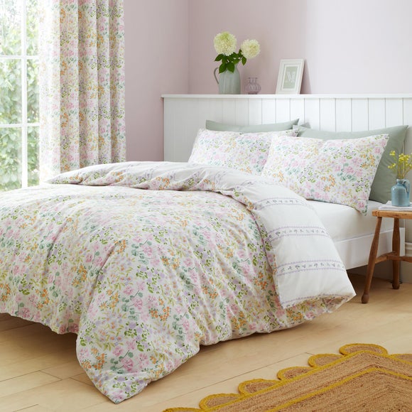 View Dreams N Drapes Edith Polycotton Duvet Cover & Pillowcase Set View Dreams N Drapes Edith Polycotton Duvet Cover & Pillowcase Set