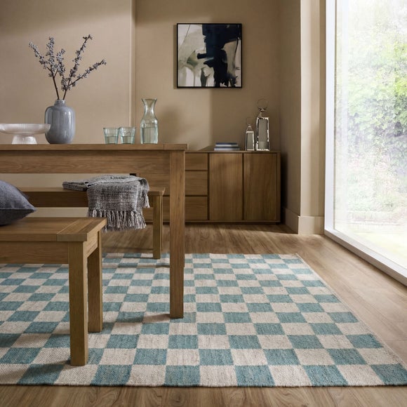 View Seb Checkerboard Wool Rug View Seb Checkerboard Wool Rug