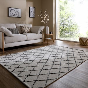 Seb Diamond Wool Rug