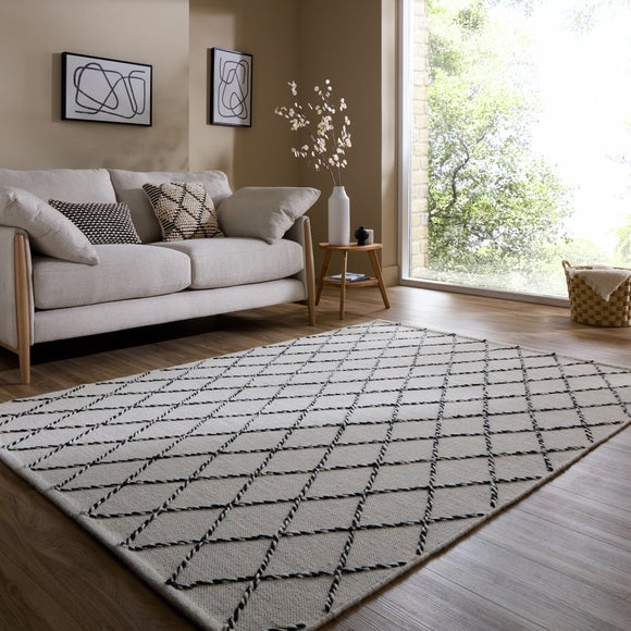 Photo of Seb Diamond Wool Rug