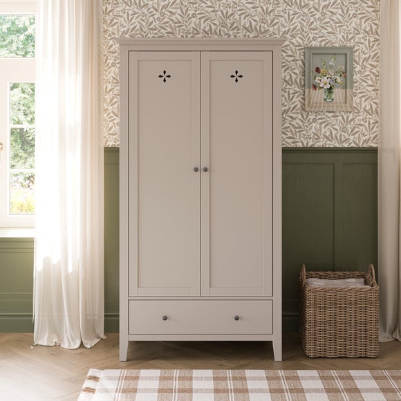 View Lynton Petal Cut Out Double Wardrobe
