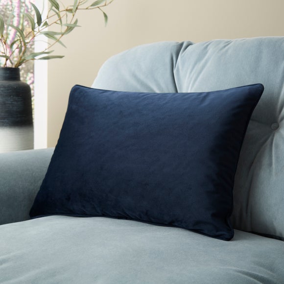 View Recycled Velour Rectangle Cushion Cover View Recycled Velour Rectangle Cushion Cover