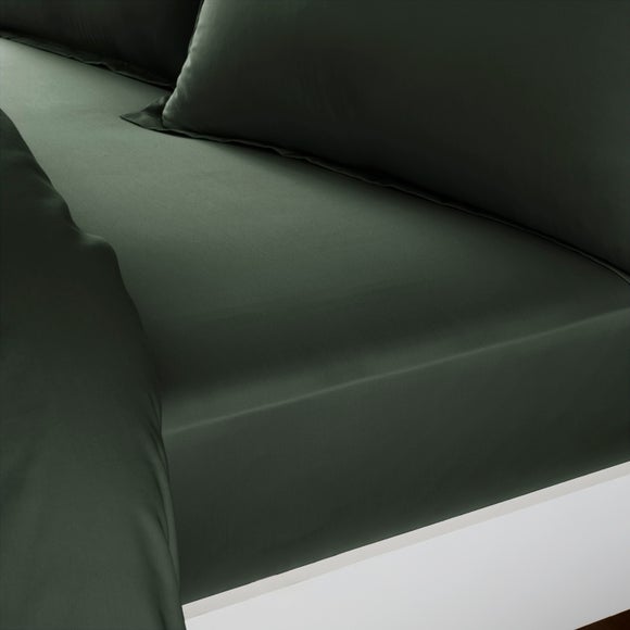 Hotel Cotton Sateen 400 Thread Count Grip Fitted Sheet